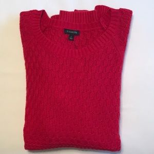 NWT Talbots Red Cable Stitch Sweater